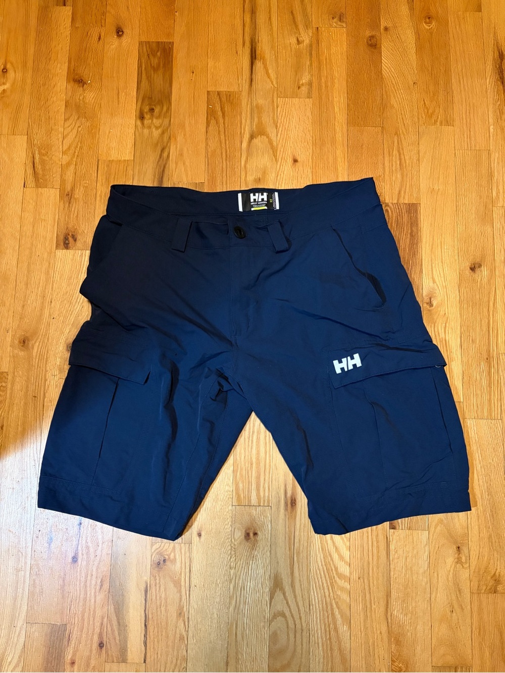 Helly Hansen Navy Cargo Shorts with HH Logo